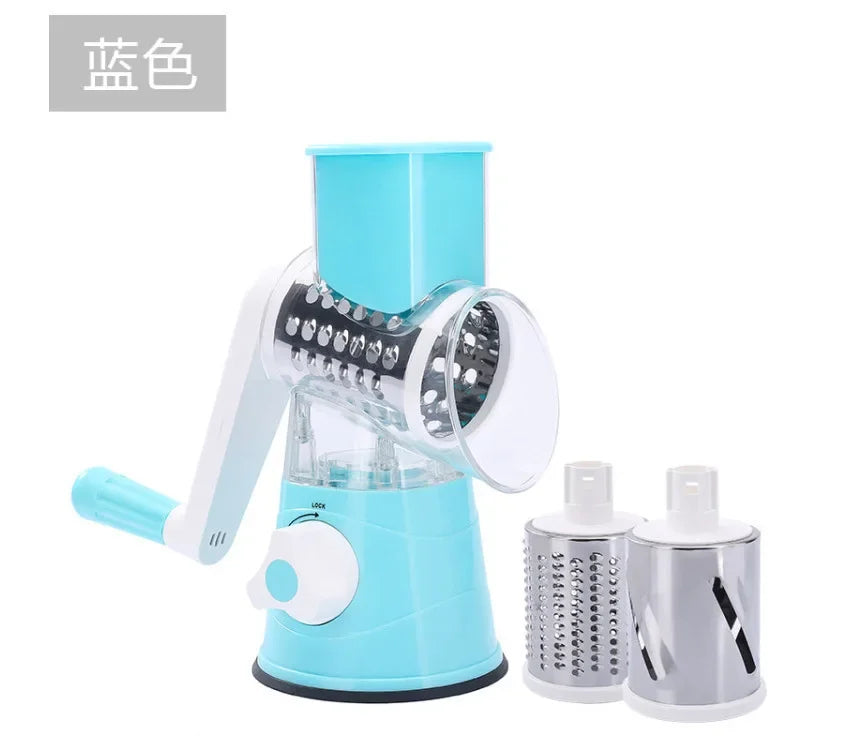Manual Rotary Cheese Grater for Vegetable Cutter Potato Slicer Mandoline Multifunctional Vegetable Chopper Kitchen Accessories
