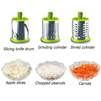 Manual Rotary Cheese Grater for Vegetable Cutter Potato Slicer Mandoline Multifunctional Vegetable Chopper Kitchen Accessories