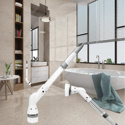 Electric Cleaning Brush Bathroom Window Kitchen Automotive Multifunctional Household Rotating Wireless Cleaning Machine