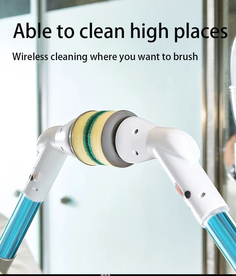 Electric Cleaning Brush Bathroom Window Kitchen Automotive Multifunctional Household Rotating Wireless Cleaning Machine