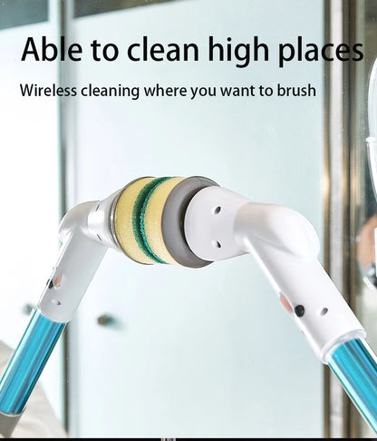 Electric Cleaning Brush Bathroom Window Kitchen Automotive Multifunctional Household Rotating Wireless Cleaning Machine
