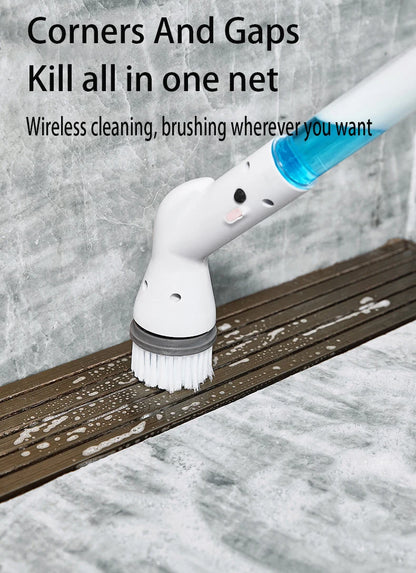 Electric Cleaning Brush Bathroom Window Kitchen Automotive Multifunctional Household Rotating Wireless Cleaning Machine
