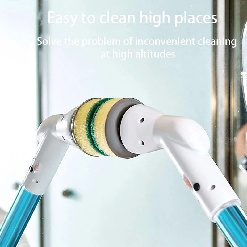 Electric Cleaning Brush Bathroom Window Kitchen Automotive Multifunctional Household Rotating Wireless Cleaning Machine