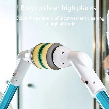 Electric Cleaning Brush Bathroom Window Kitchen Automotive Multifunctional Household Rotating Wireless Cleaning Machine